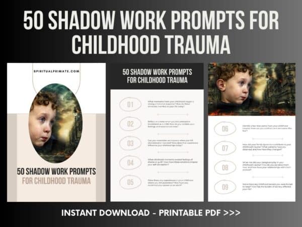 50 Shadow Work Prompts for Childhood Trauma Product Image