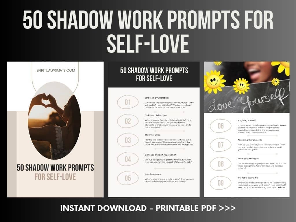50 Shadow Work Prompts for Self-Love