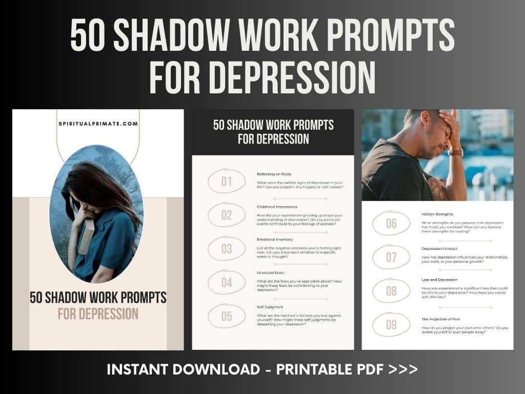 50 Shadow Work Prompts for Depression