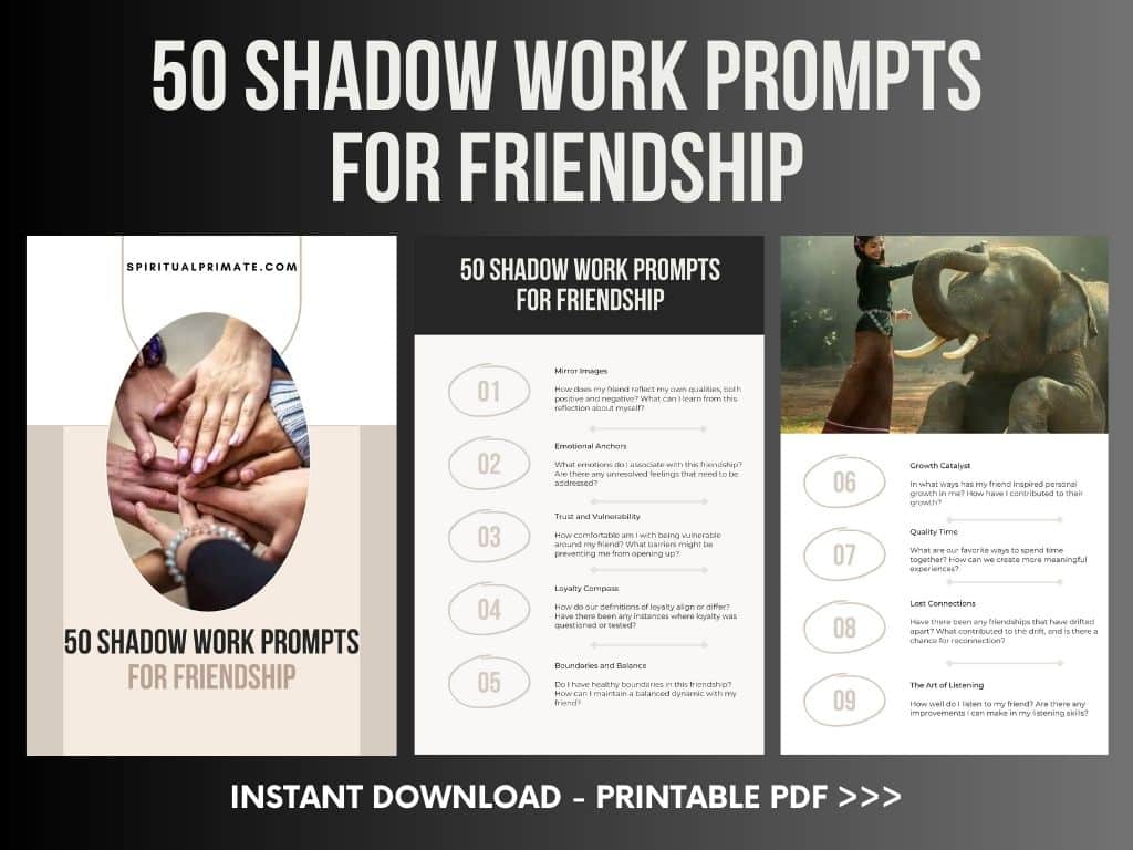 50 Shadow Work Prompts for Friendship