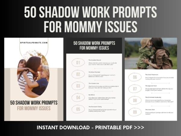 50 Shadow Work Prompts for Mommy Issues