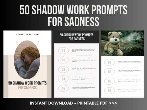 50 Shadow Work Prompts for Sadness