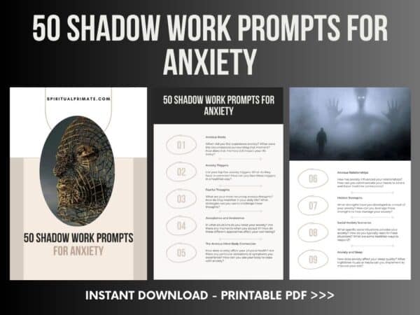 50 Shadow Work Prompts for Anxiety