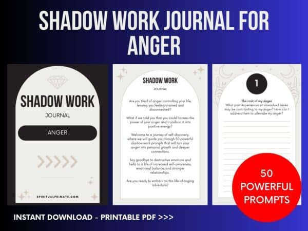Shadow Work Journal for Anger