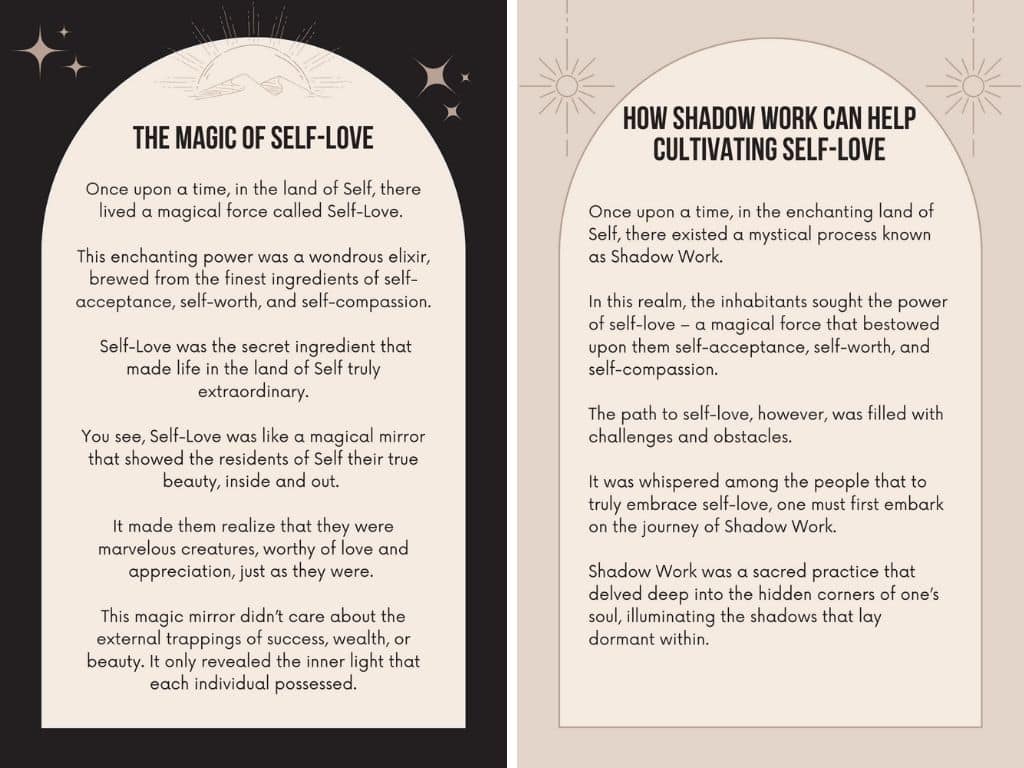 Shadow Work Journal for Cultivating Self-Love 