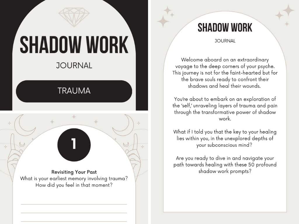 Shadow Work Journal for Healing Trauma