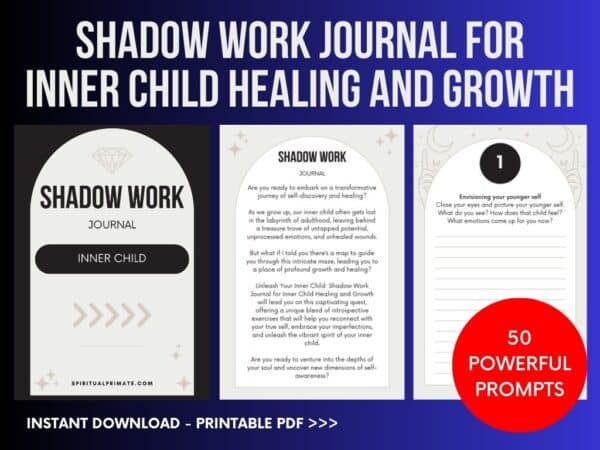 Shadow Work Journal for Inner Child Healing and Growth