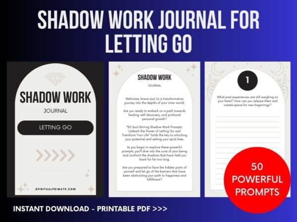 Shadow Work Journal for Letting Go