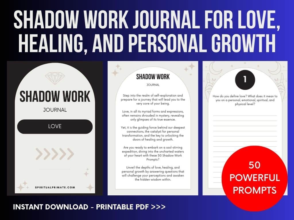 Shadow Work Journal for Love, Healing, and Personal Growth