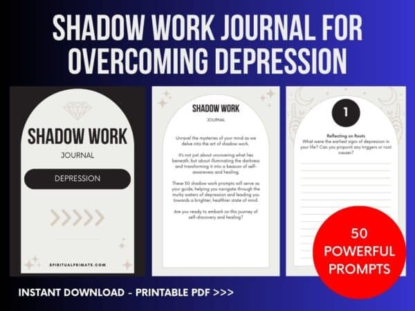 Shadow Work Journal for Overcoming Depression