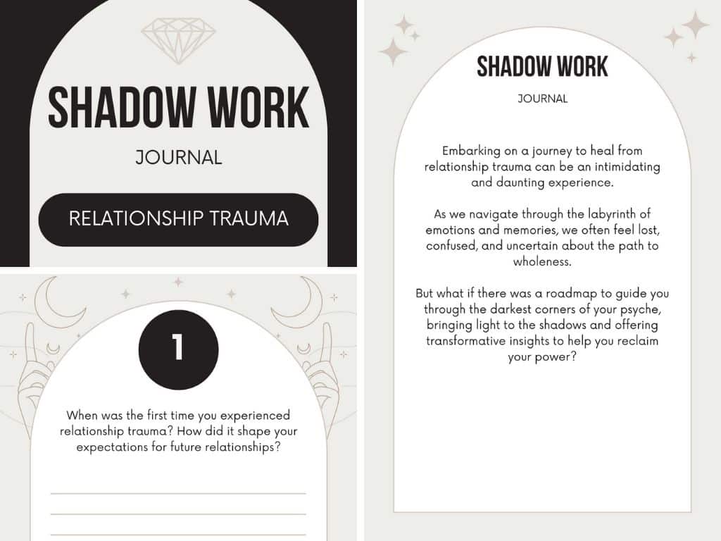 Shadow Work Journal for Relationship Trauma
