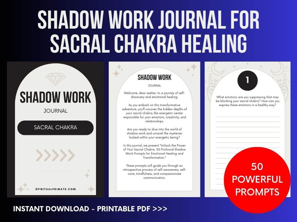 Shadow Work Journal for Sacral Chakra Healing