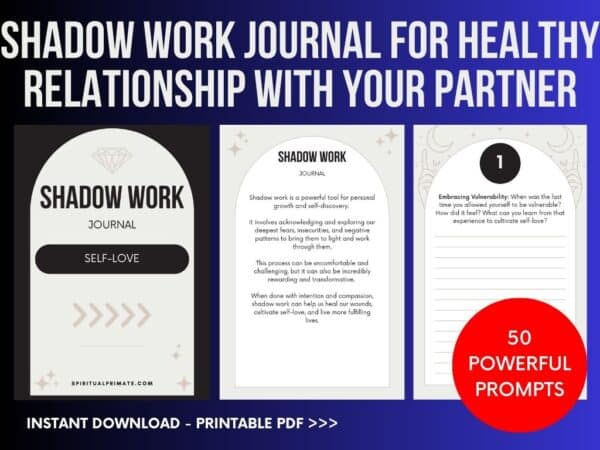 Shadow Work Journal to Build a Healthy Relationship With Your Partner