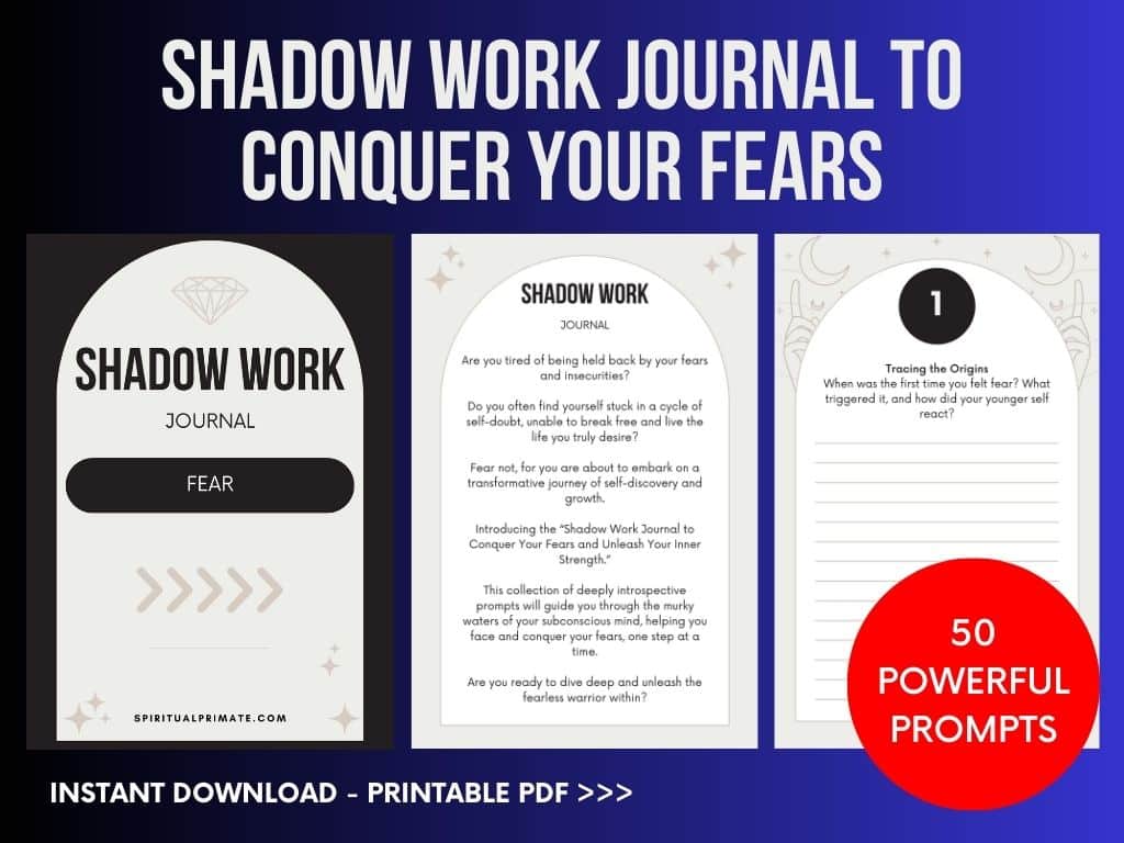 Shadow Work Journal to Conquer Your Fears