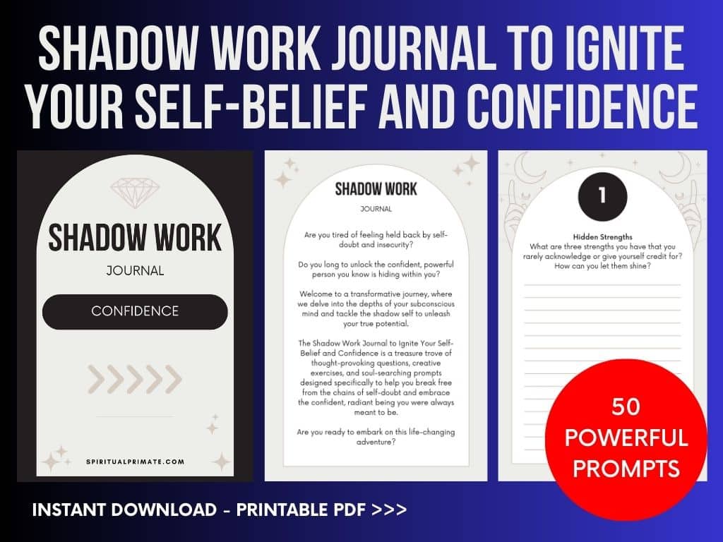 Shadow Work Journal to Ignite Your Self-Belief and Confidence