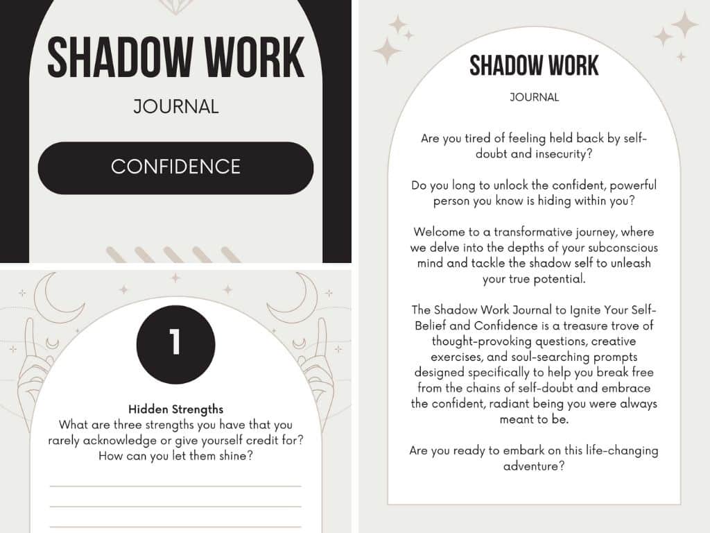 Shadow Work Journal to Ignite Your Self-Belief and Confidence