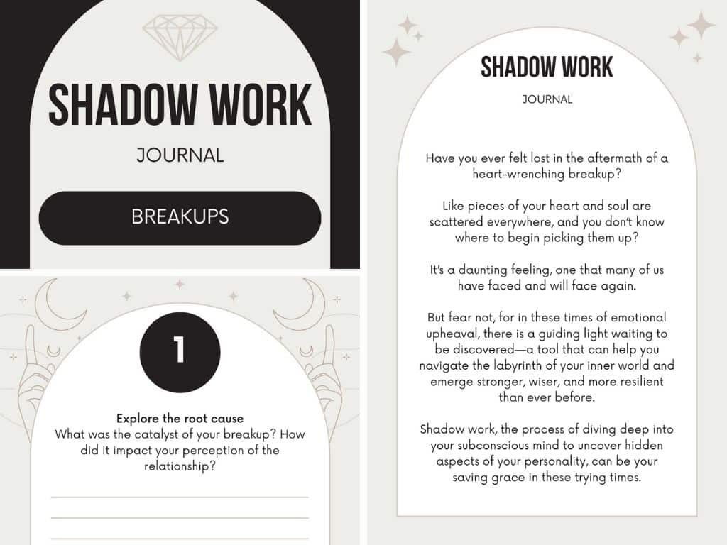 Shadow Work Journal to Transcend Breakups