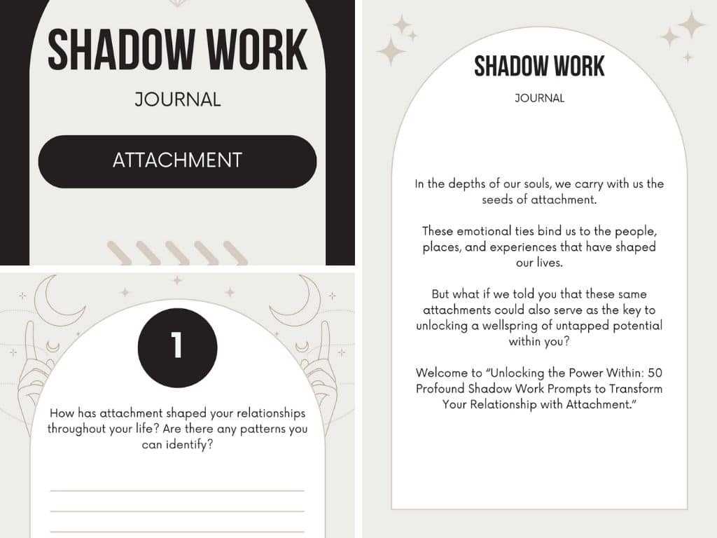 Shadow Work Journal to Transform Your Relationship with Attachment