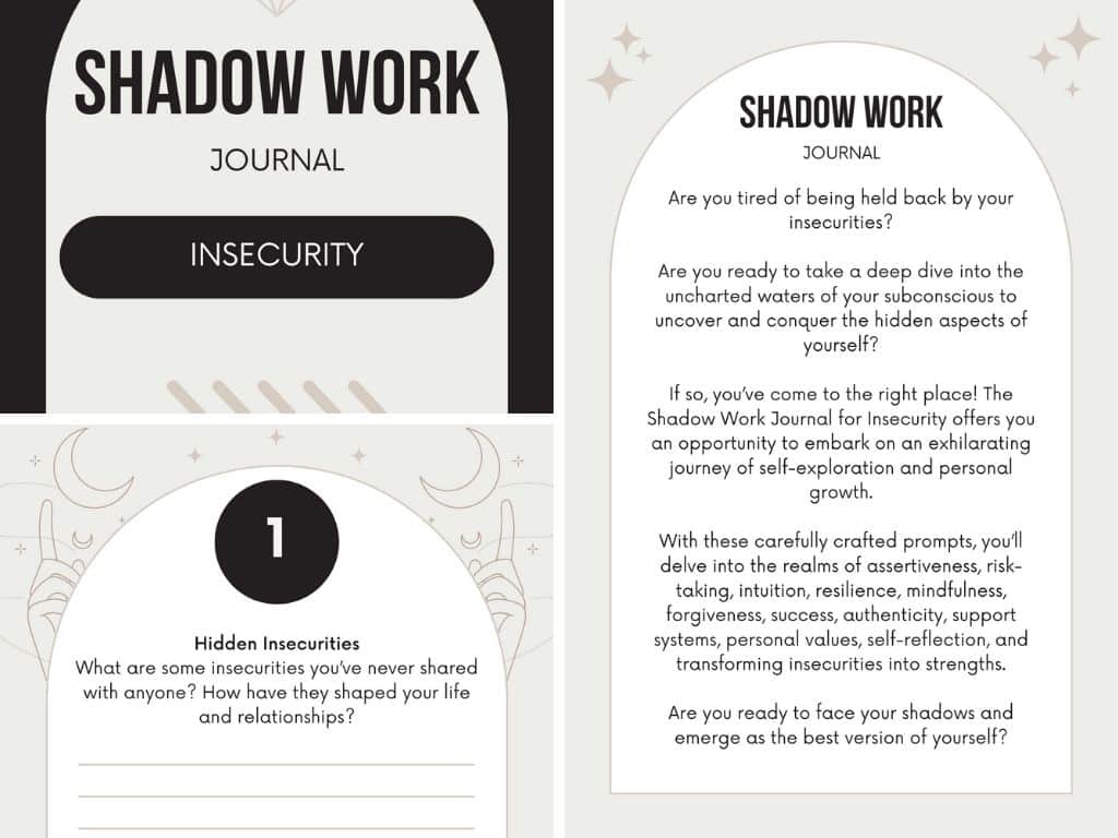 Shadow Work Journal to Unearth and Overcome Your Insecurities