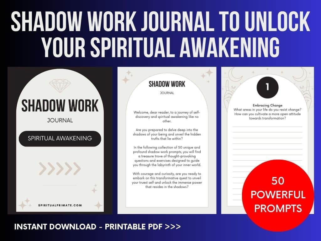 Shadow Work Journal to Unlock Your Spiritual Awakening
