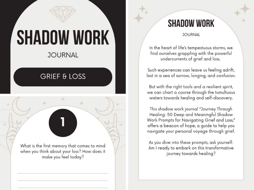 Shadow Work Journal for Grief and Loss