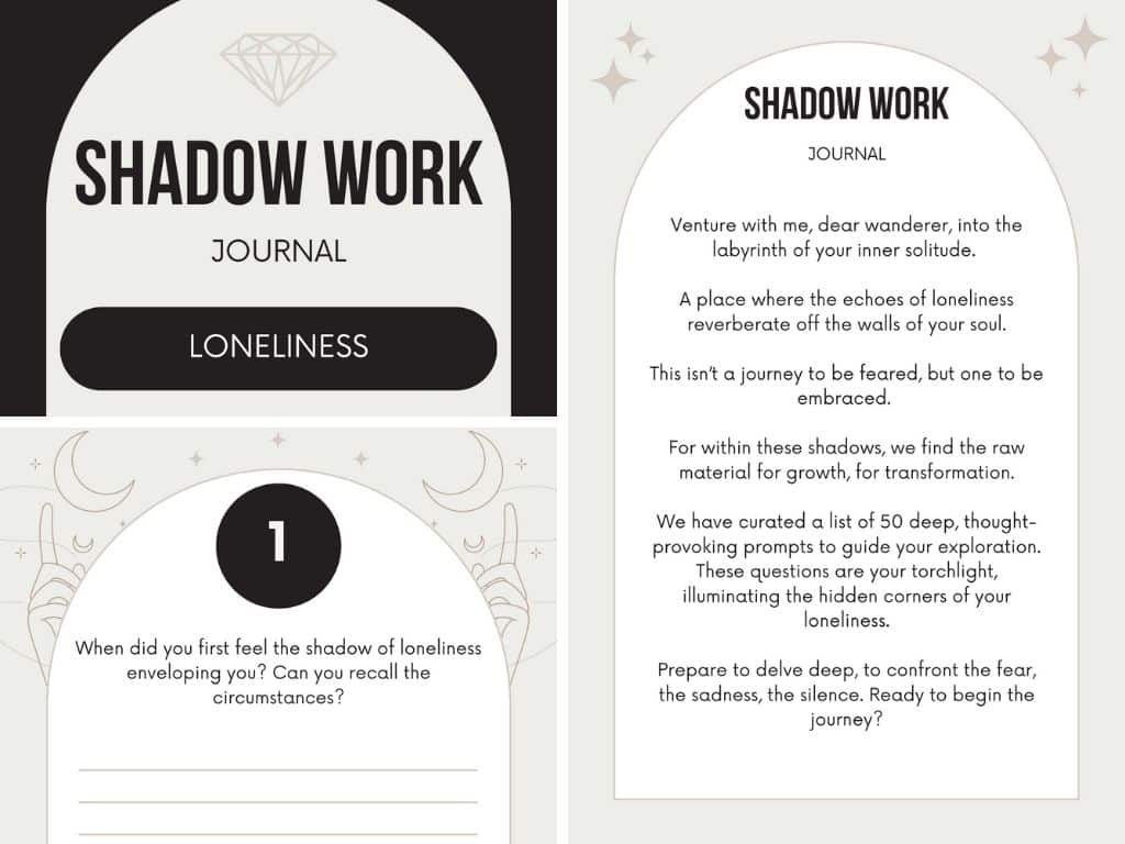 Shadow Work Journal to Embrace Loneliness