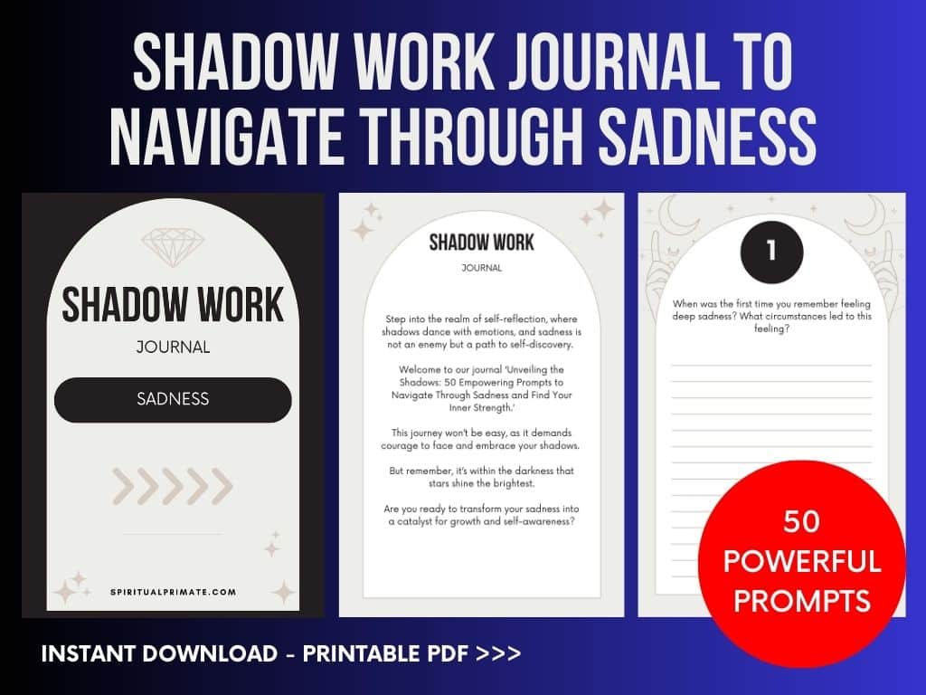 Shadow Work Journal to Navigate Through Sadness