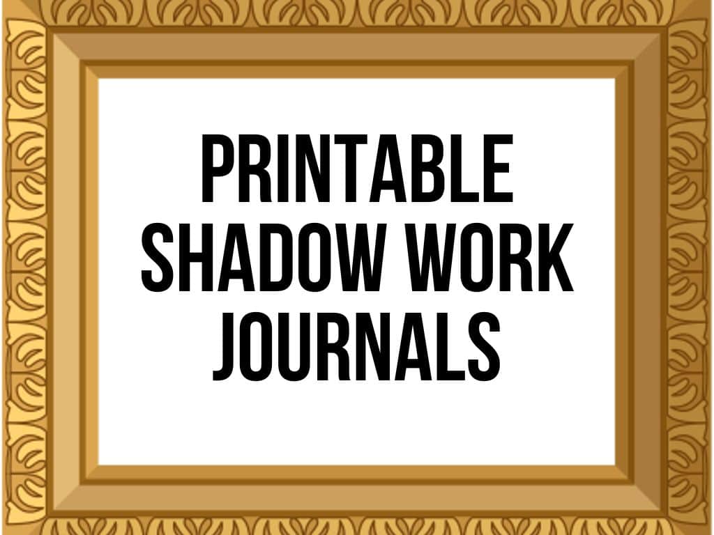 Printable Shadow Work Journal for Overcoming Depression [PDF]