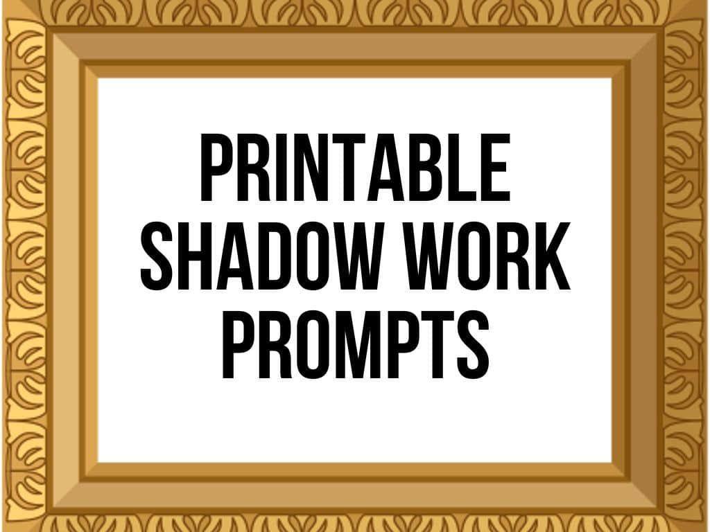 Printable Shadow Work Prompts [PDF] Instant Download